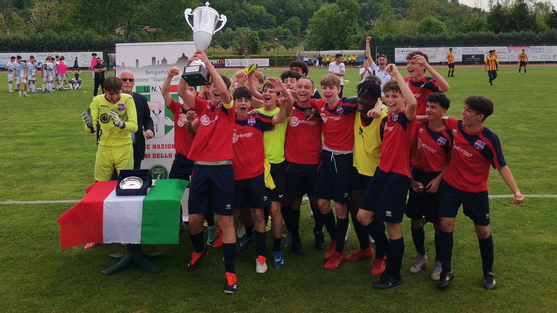 I festeggiamenti della Virtus