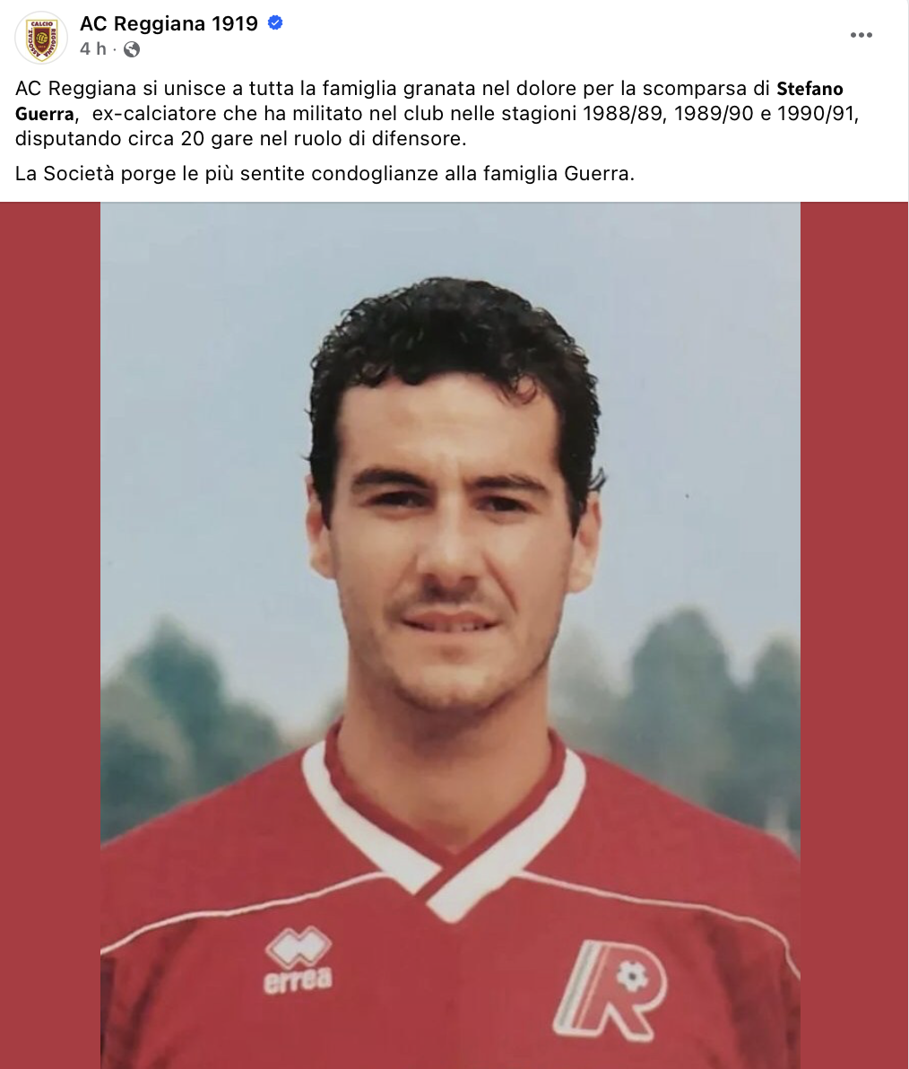 FACEBOOK REGGIANA - STEFANO GUERRA