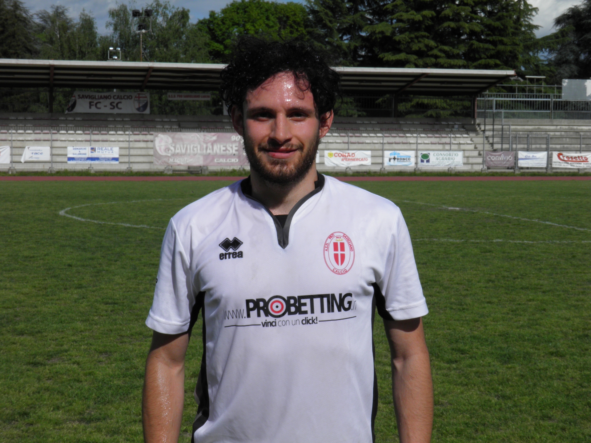 Giovanni Mucciolo ai tempi della Pro Savigliano.