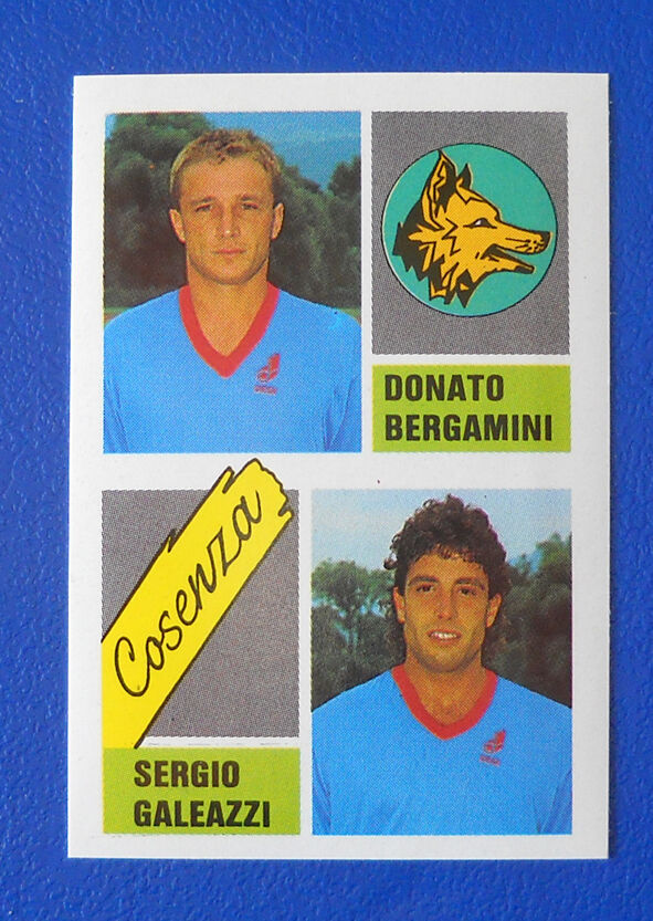 FIGURINA EUROFLASH 1989 - DONATO BERGAMINI SERGIO GALEAZZI