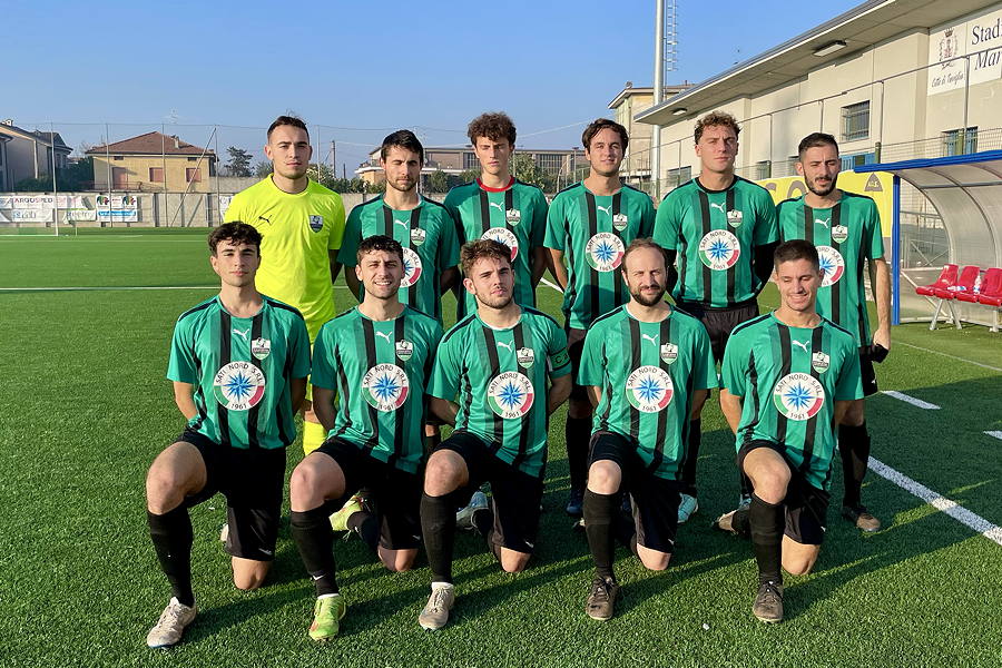 Gli ospiti del Bresso con la loro casacca neroverde