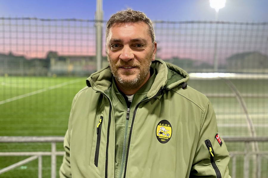 L'allenatore dei bergamaschi Cristiano Redaelli