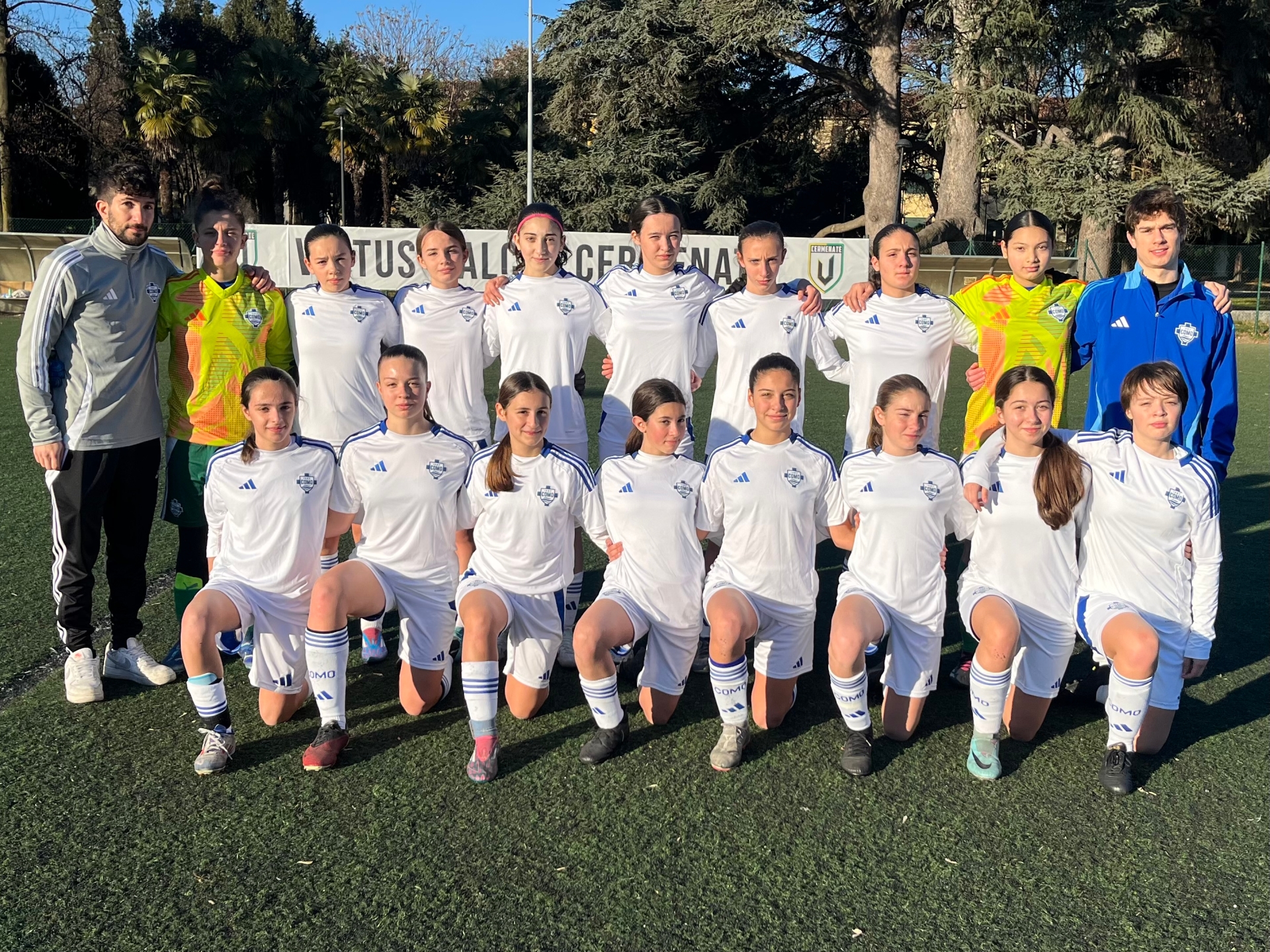 La foto di squadra del Como 1907