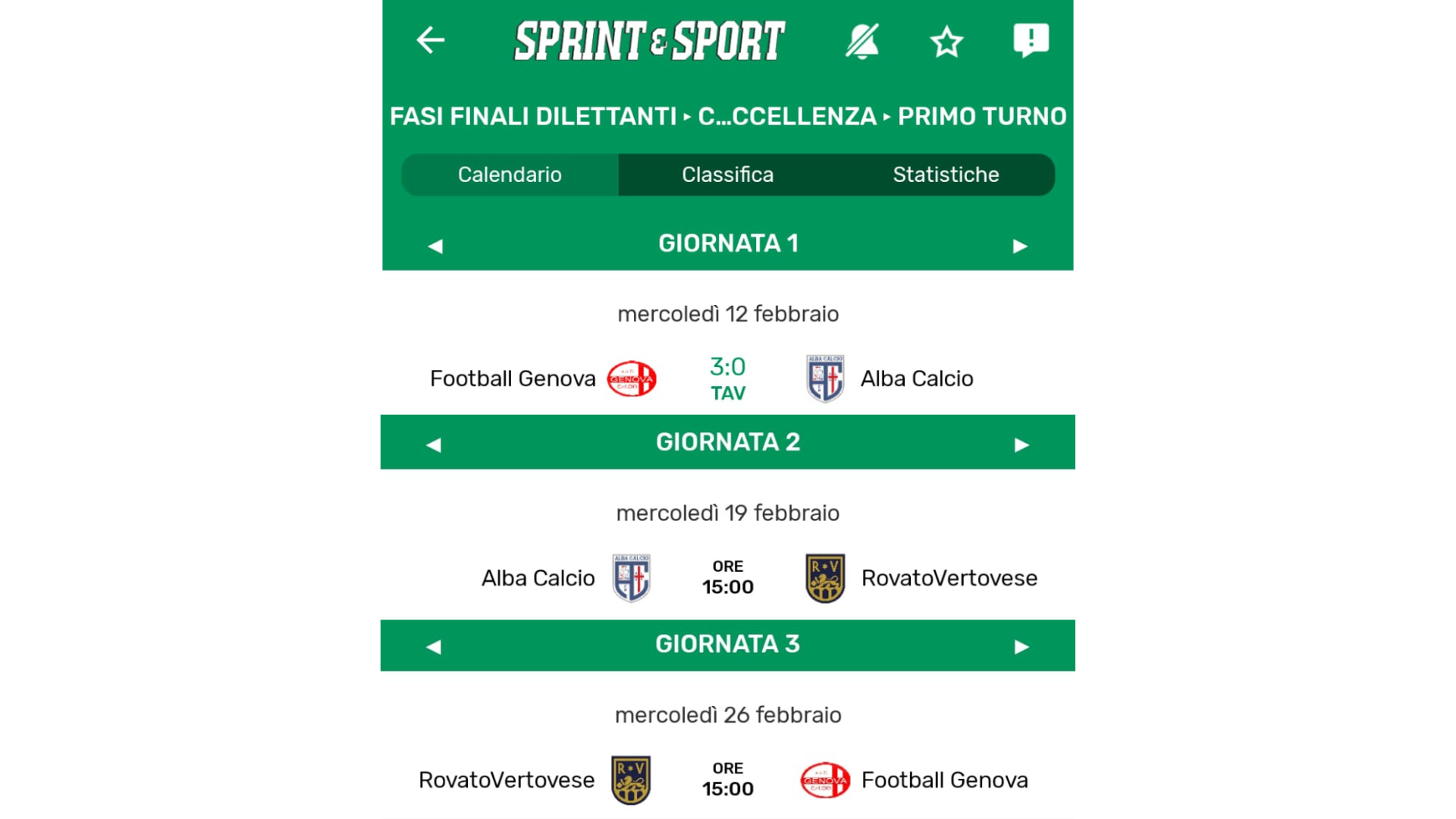 COPPA ITALIA ECCELLENZA ALBA CALCIO NEWS 4