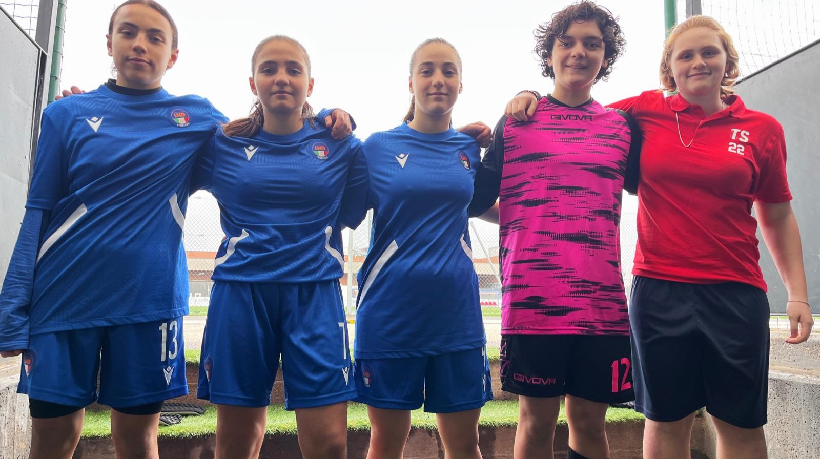 Le ragazze dell'Airoldi impegnate con la Rappresentativa di Varese