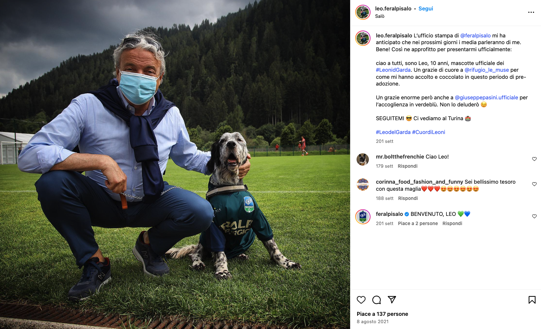 FERALPISALÒ SERIE C - CANE LEO GIUSEPPE PASINI