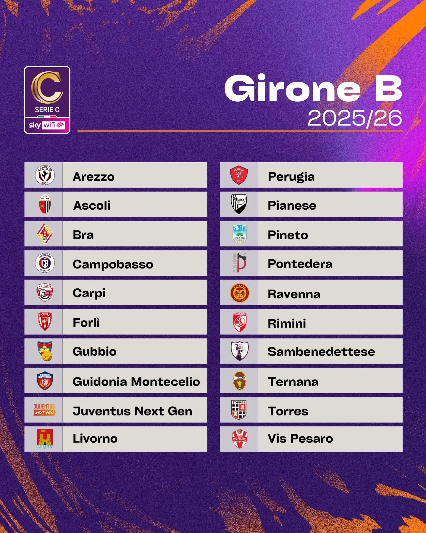 SERIE C - GIRONE B