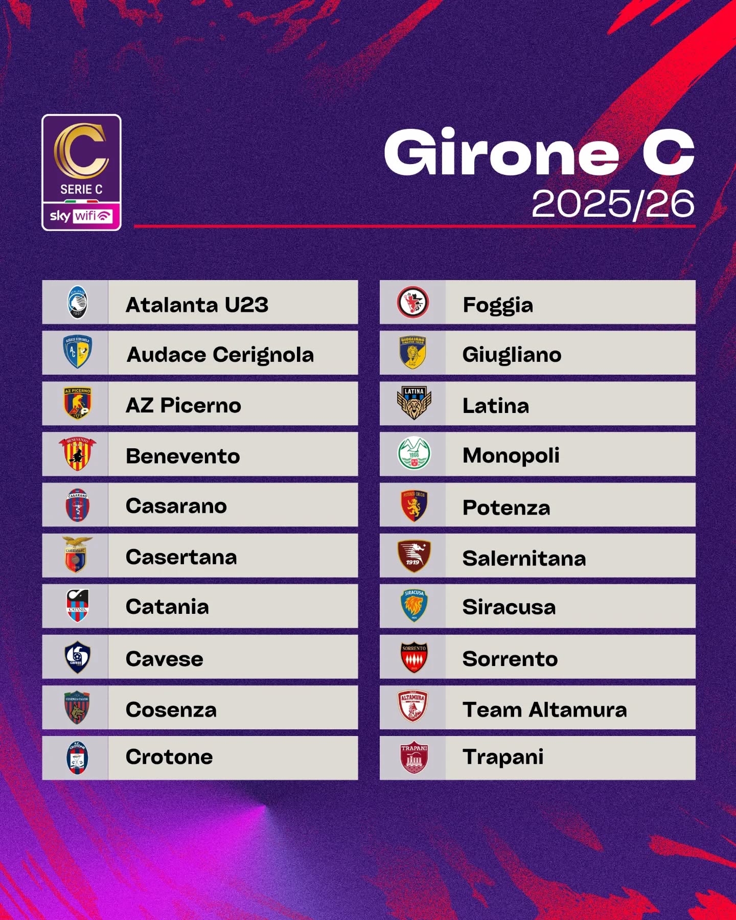 SERIE C - GIRONE C