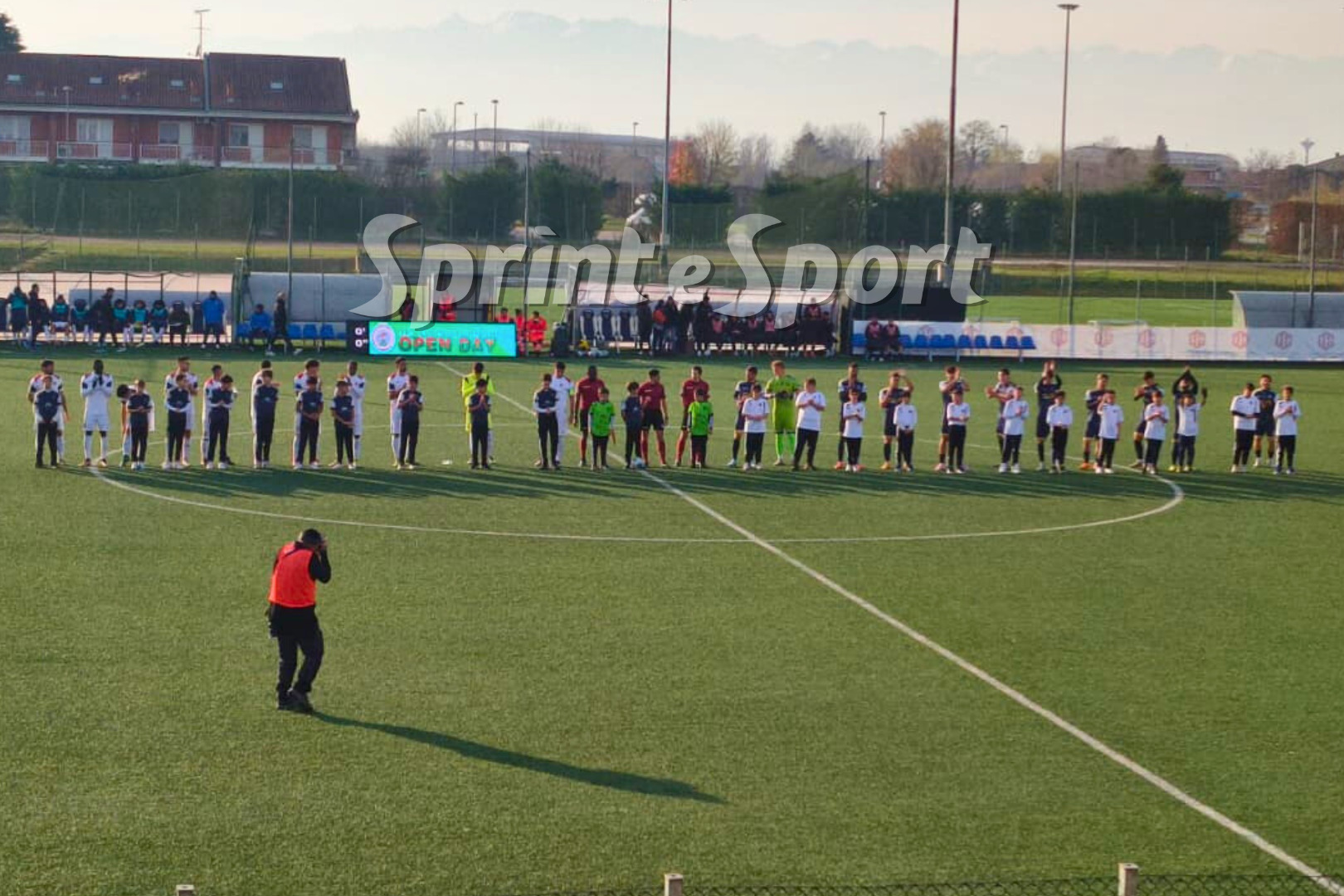 L'ingresso in campo dei 22