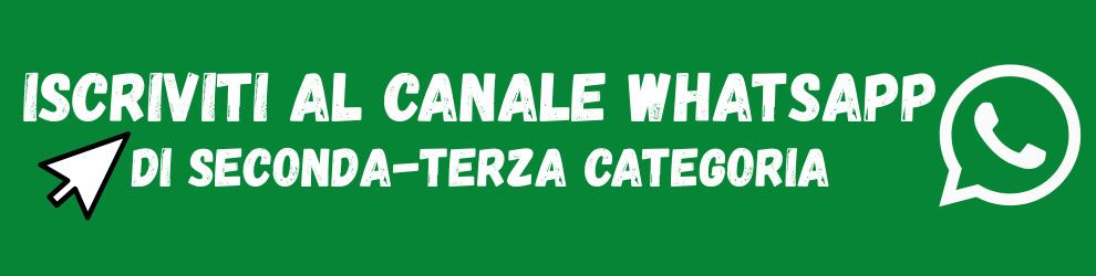 SECONDA TERZA CATEGORIA PIEMONTE CANALE WHATSAPP