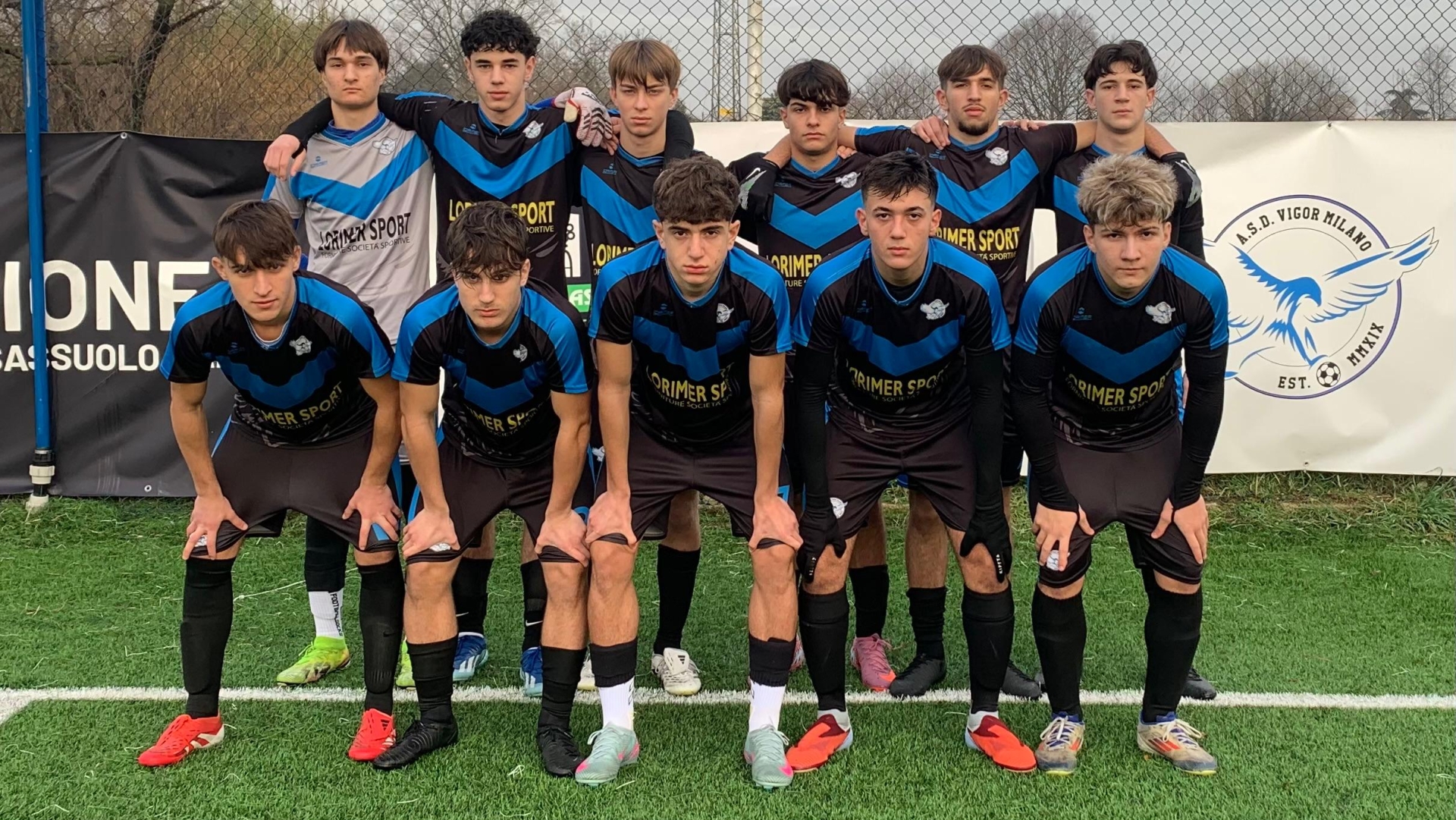 L'undici di partenza della Vigor Milano