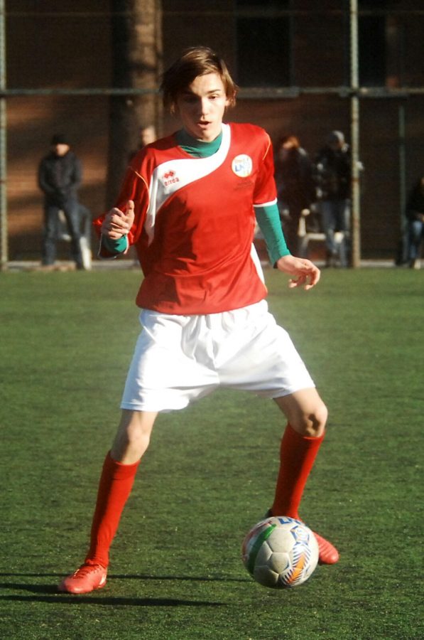 Nicolò Pirlo in azione con la maglia della Rapp