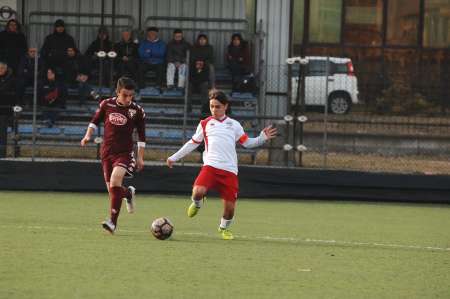 A destra Antonio Geraci, bomber del Chisola