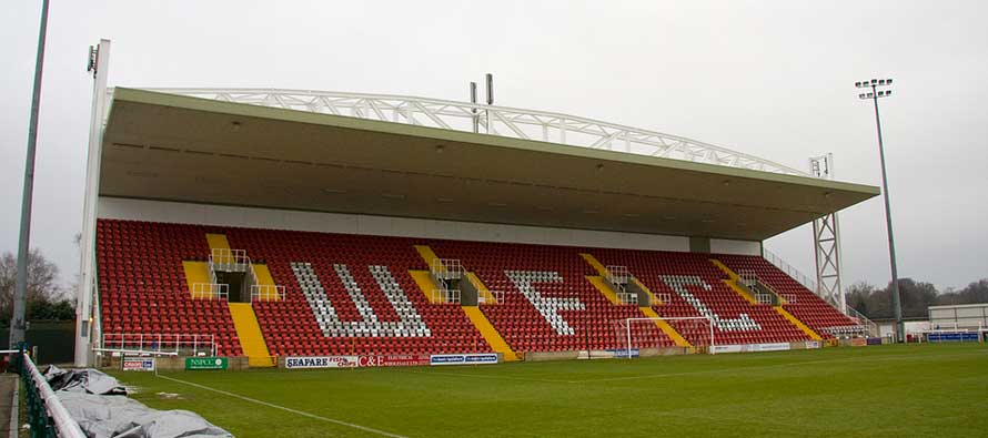 il Kingfield Stadium di Woking