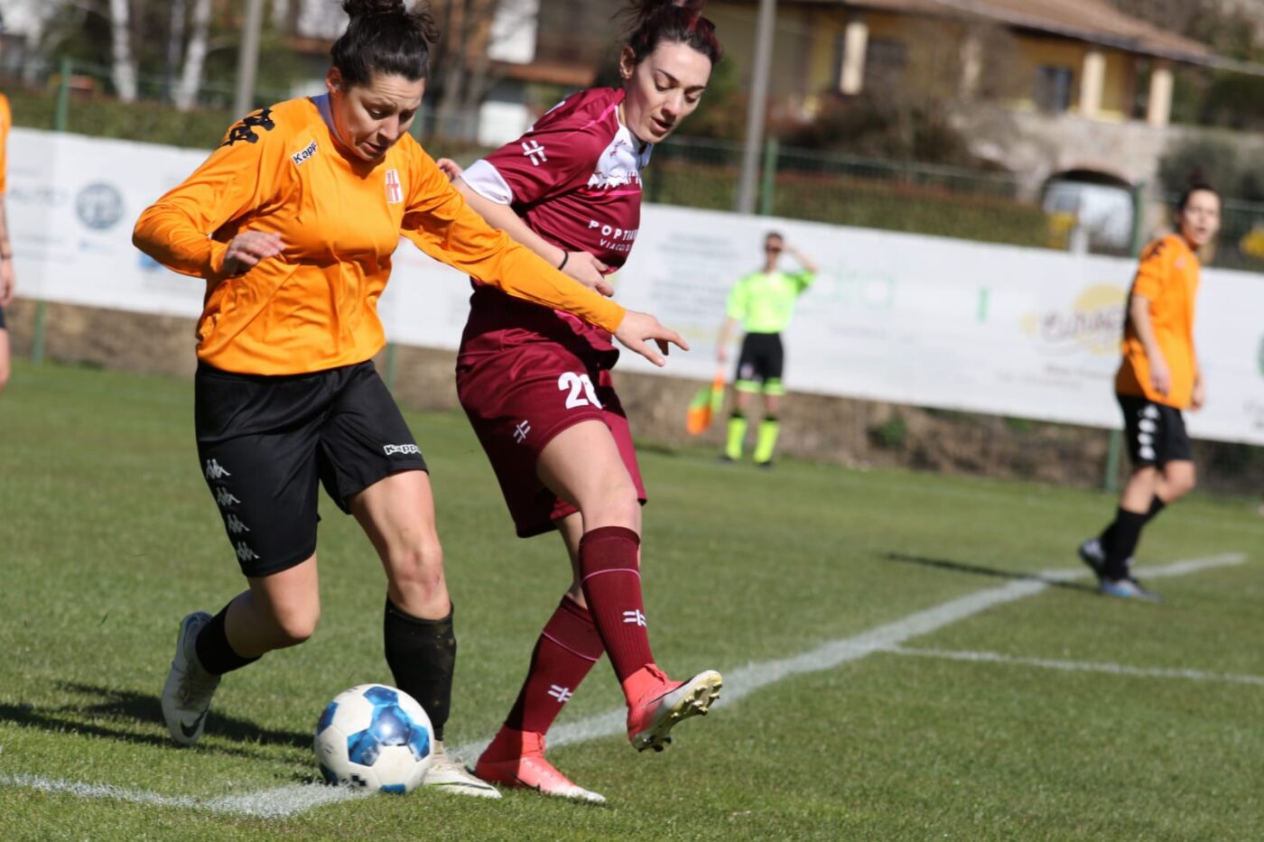 Veronica Cantoro (Independiente) e Erika Ponzio (Torino Women) foto Valletta